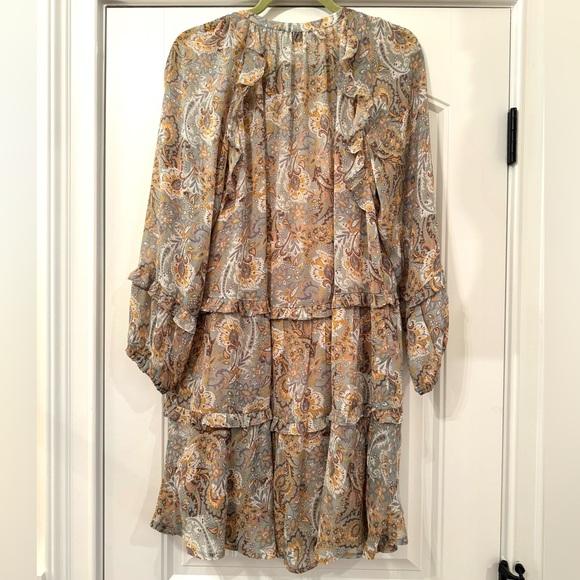 Dress Forum Women’s Boho Floral Printed Paisley Dress Size XL NWOT Fall - Picture 8 of 8